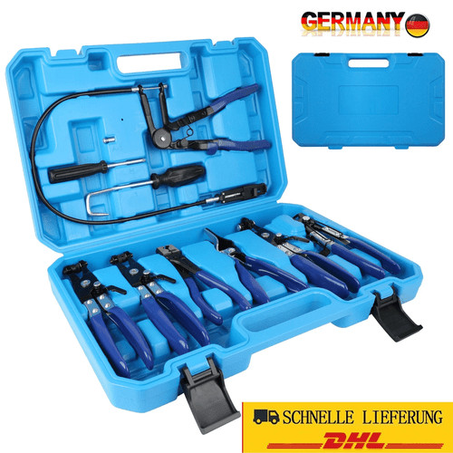 11tlg schlauchschellenzangen - 11tlg,