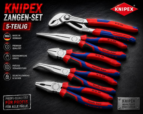 Knipex zangen set tlg cobra - set, 5-tlg