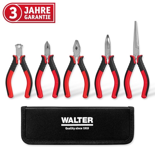 Walter mini zangen set - mini-zangen-set, 5-tlg